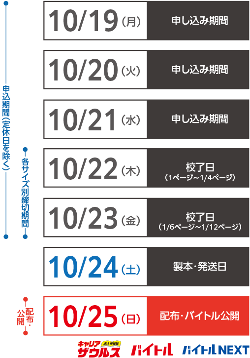 来週のスケジュールsp